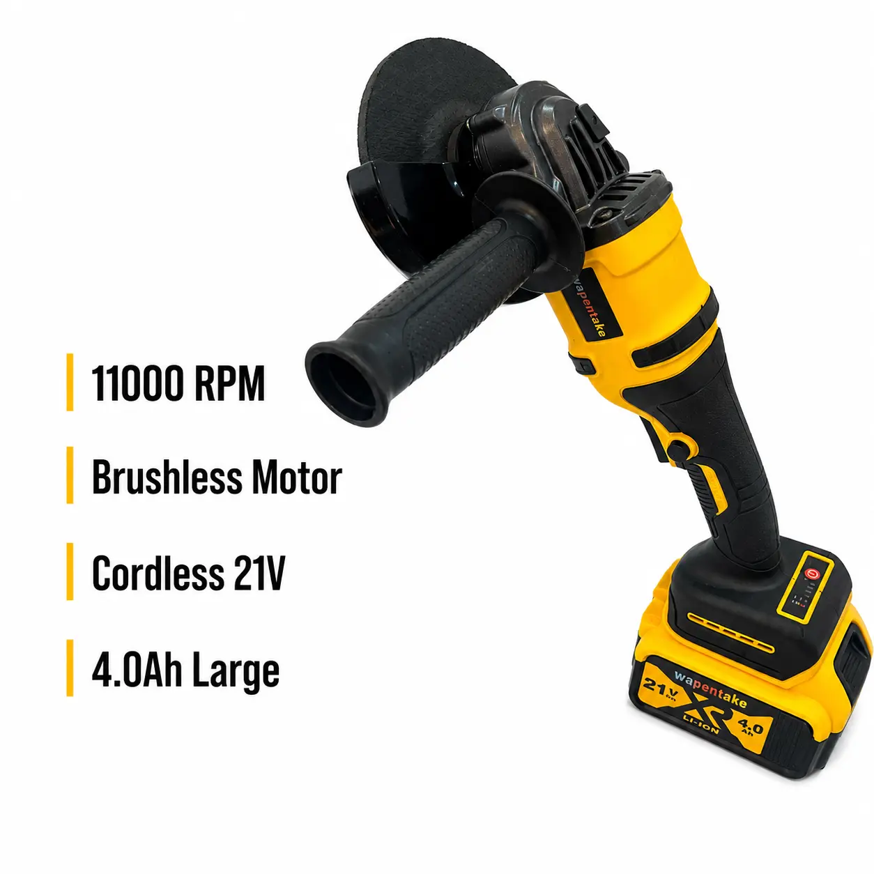 [DealsForYou] Wireless angle grinder kit, equipped with a 11000 rpm brushless electric metal grinding machine, featuring cutting, polishing, rust removal, and grinding. Suitable for precision cutting and grinding.