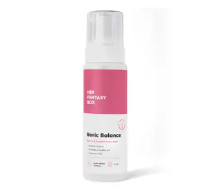 Her Fantasy Box | Boric Balance Yoni Foam Wash - Naturally Safe, pH-Balancing, Gentle Cleansing Formula for Daily Care, Odor Control, and Feminine Hygiene