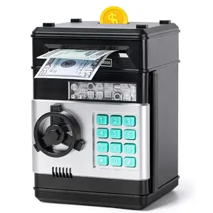 Electronic Piggy Bank with Digital Password Lock, Cool Stuff for Room Decor, Kids Mini ATM Money Safe, Perfect  Gift 2026, LED Safe for Cash & Coin Storage#SummerVibes