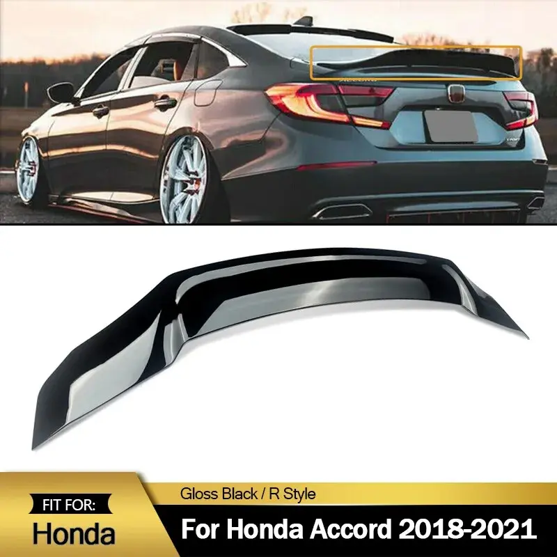 2018-2022 – Honda Accord R Model – Carbon Fiber Duckbill Trunk Spoiler