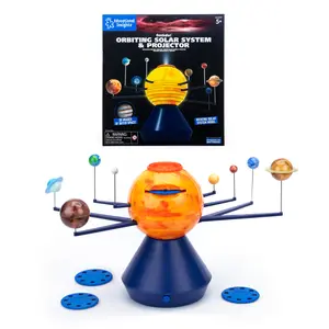 Educational Insights GeoSafari Orbiting Solar System & Projector for Ages 7+ with 32 NASA Images & 8 Planet Models for STEM Learning