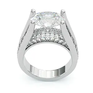 Jorrio CZ Oval Cut Vintage Engagement Ring, 5A Cubic Zirconia Promise Ring for Daily,Wedding,Birthday,Anniversary