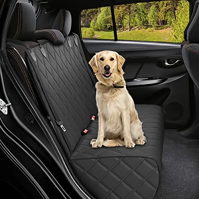 1pc Oxford Cloth Car Pet Mat |     Anti-Dirt Dog Mat for Clean and Comfortable Car Rides - Car Accessories, Woven Polyester Material
