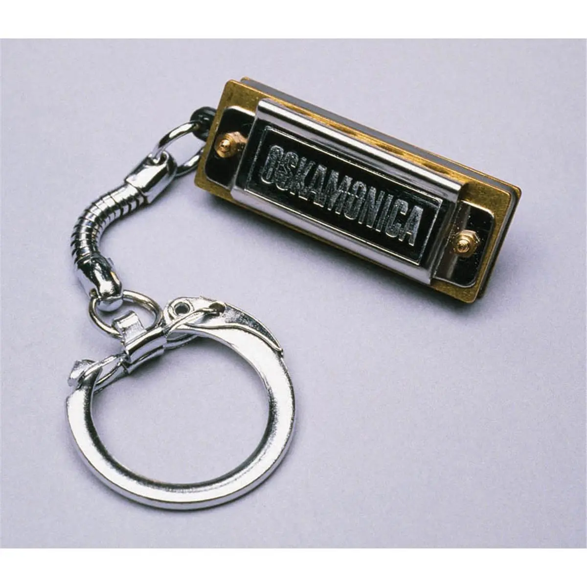 Lee 4-Hole Mini Keychain Harmonica, Portable Compact Musical Instrument, Keychain-Included Gift-Ready Charm Accessory, Mini Gift for Music Enthusiasts