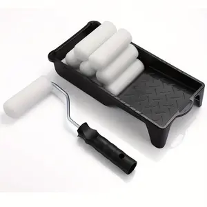 [DIY Paint Roller] DIY 4inch Paint Roller Set - Foam Cover Plastic