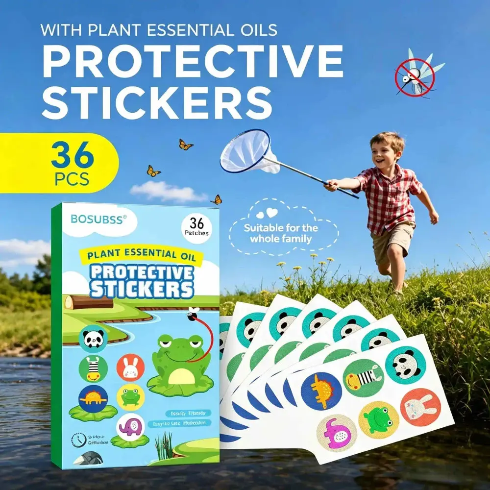 Cartoon Plant Oil Mosquito Patches