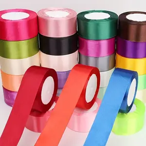 Silk Satin Ribbon 1.57x25 Yards, Multi-Color Options, Perfect for Weddings, Art Decorations, Floral Crafts, Gift Wrapping Supplies & Cake Decorating