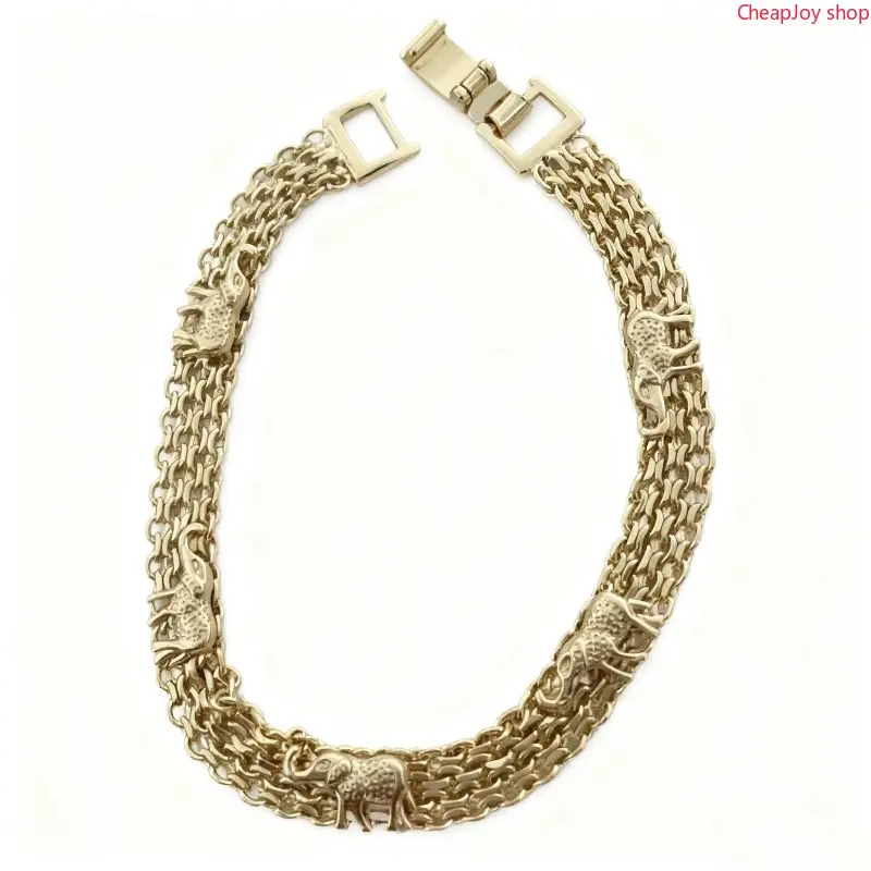 【Summervibes】Cute Elephant Charm Bracelet, Trendy Women Wrist Jewelry, Dainty Statement Accessory, Sweet Friendship Gift for Besties, Stylish Daily Ornament for Spring Outfits & Casual All-Day Wear