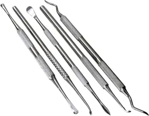 152D5 5-Piece Stainless Steel Scraper Wax Clay Sculpting Tool