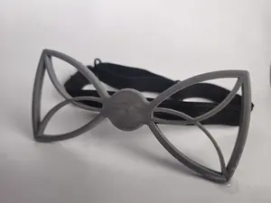 Arches Bowtie - Eco-Friendly 3D-Printed Bow Tie with Adjustable Elastic Band - Lightweight & Durable PLA Material - Perfect for Weddings, Proms, Cosplay & Everyday Wear