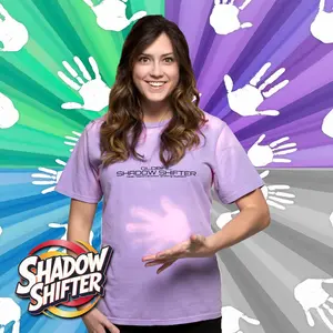 Shadow Shifter Color Changing Adult Short Sleeve T-Shirts Made in The USA for Men and Women Like 90s Hypercolor shirt, thermochromic tshirt, tshirts that changes color with heat