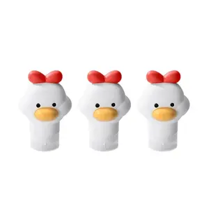 1/3 Pcs Travel Bottles Set Duck Cosmetic Bottles Silicone Shampoo Container