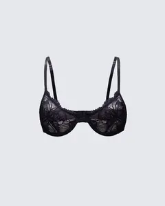 Clove Black Lace Bra Top