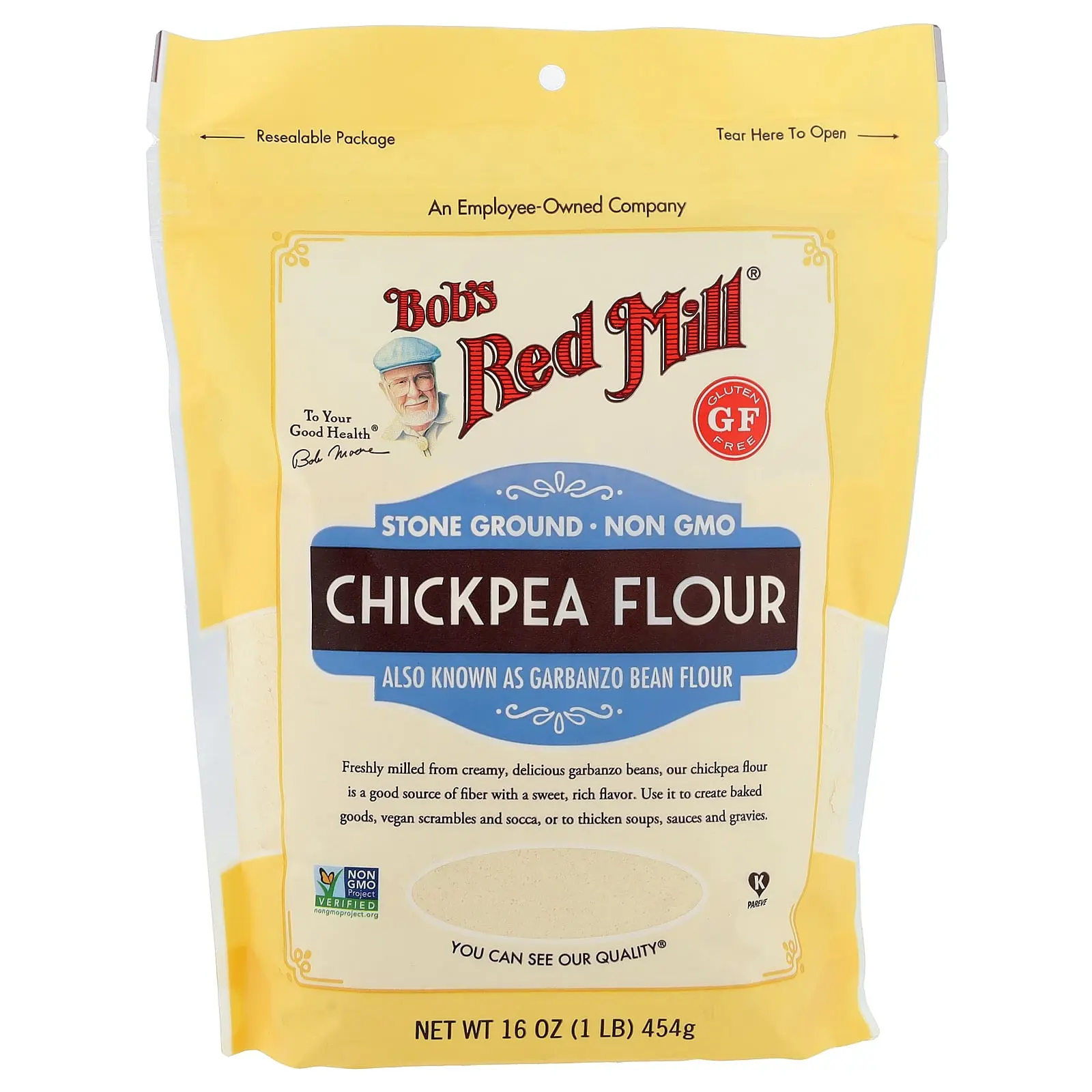Bob's Red Mill Gluten Free Chickpea Flour, 1 lb (454 g)