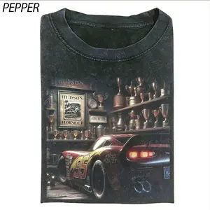 Vintage Mcqueen & Hudson Hornet Graphic Tee | Car Shirt with Grills Shirt | Vintage Streetwear | Car Lover Gift | Aesthetic T-shirt, Vintage Washed Retro Car Shirt | Aesthetic T-shirt | Classic Car Lover Tee | Streetwear Gift | Y2K T-shirt