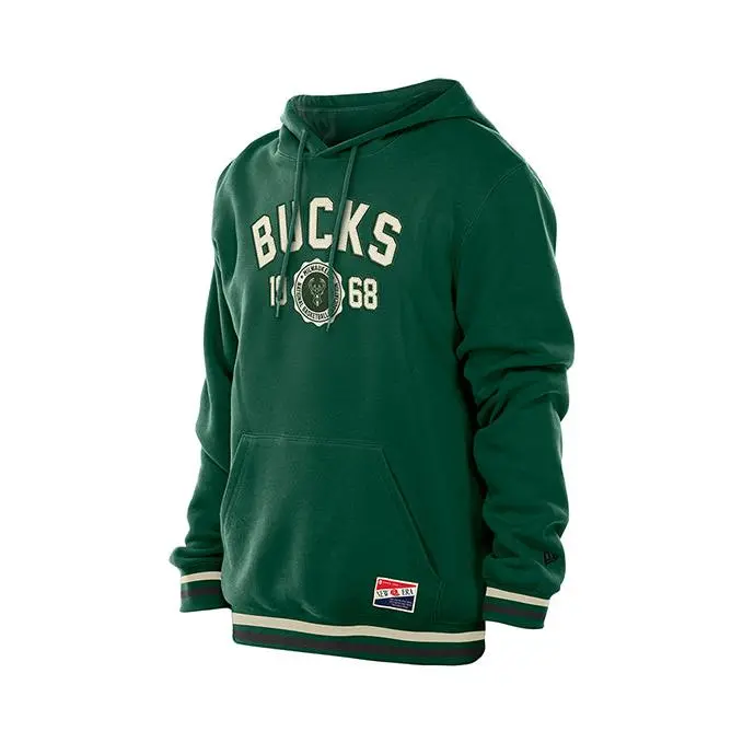 New Era Throwback Milwaukee Bucks Hooded Sweatshirt