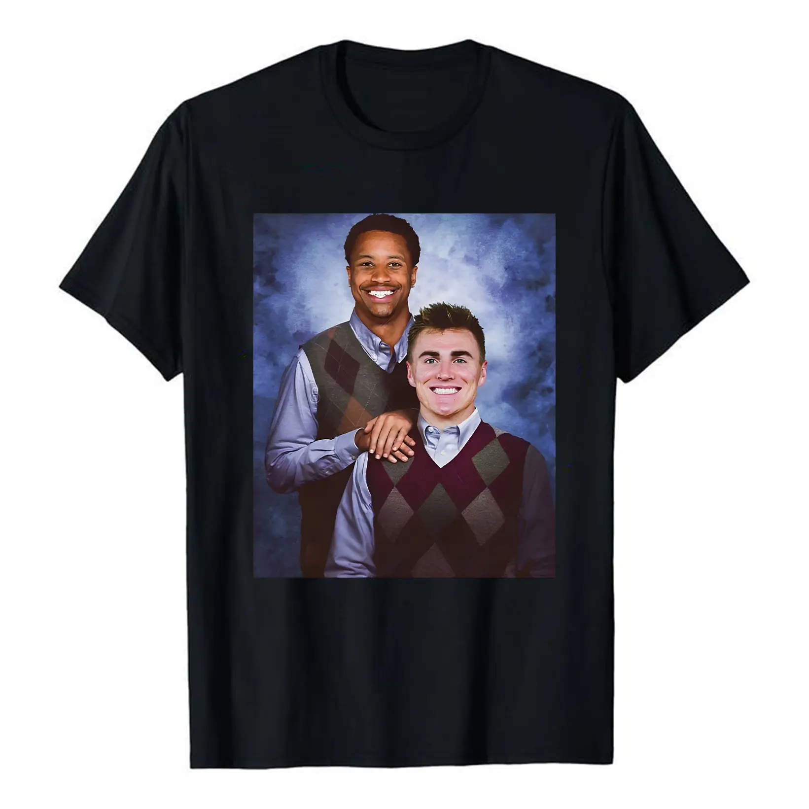Bo Nix Courtland Sutton, Football T-Shirt, Step Brothers Football Shirt, Game Day Broncos Football Shirt, 100% Cotton Football Funny Shirt