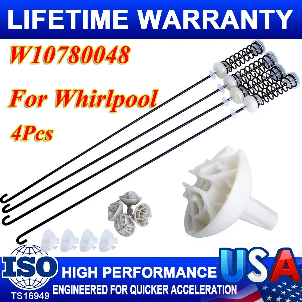 W10780048 Suspension Rod Kit — Whirlpool/Kenmore