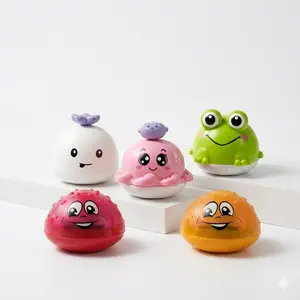 Creative Light-Up Frog Bathtoy - Automatic Water Spraying, Diving Fun, Waterproof Outdoor Sprinkler for Kids, Summer Pool & Bathtub Play