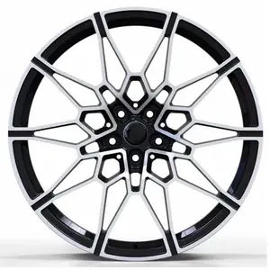 19" Staggered BMW‑Style Replacement Wheel — Gloss Black/Machined, 5x120