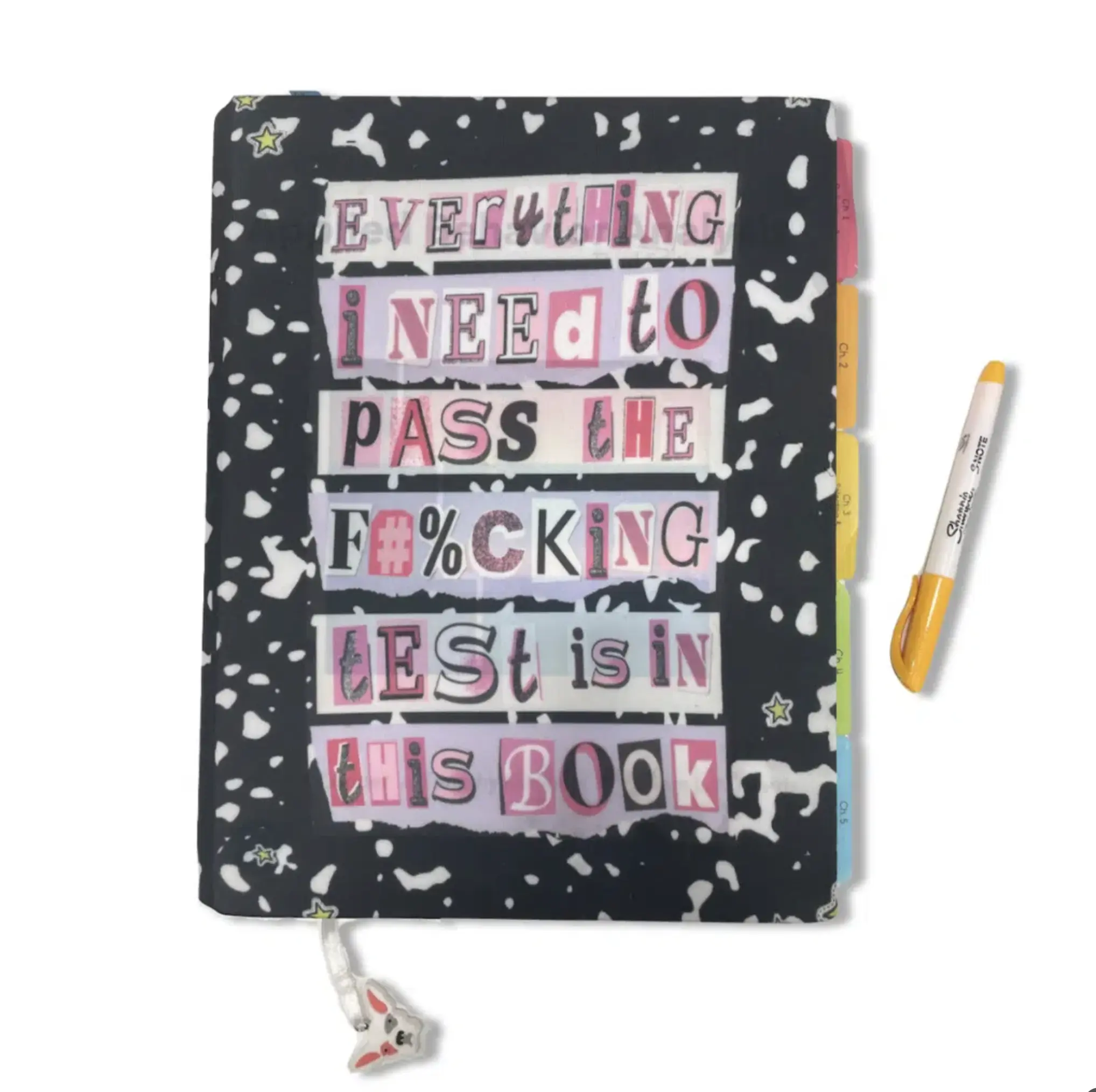 The Cooper Book Cover | StudyNotesABA | BCBA Exam Prep Service | Trendy Book Cover | Funny | Everything I Need To Pass The F#%king Test Is In This Book | Study Prep