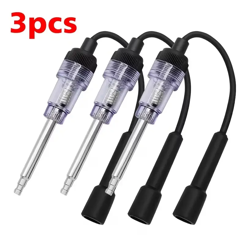 Set of 3 Spark Plug Testers, Ignition Coil Tester for Engines, Suitable for Automotive, Cars, Lawn Mowers, And Engine Diagnostics