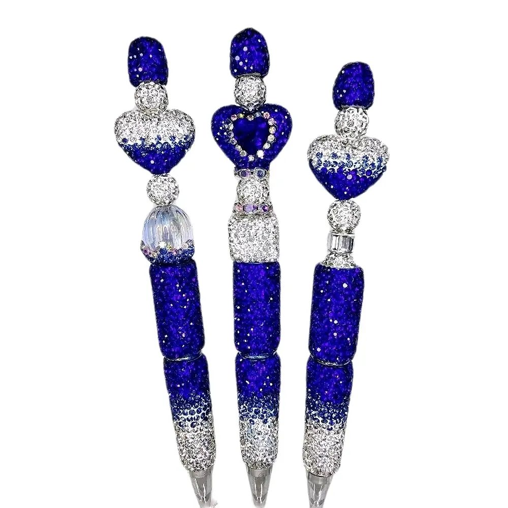 Beaded Blinged Pens - Uniquely Created with Unique Colors and Decorative Beads-sold individually