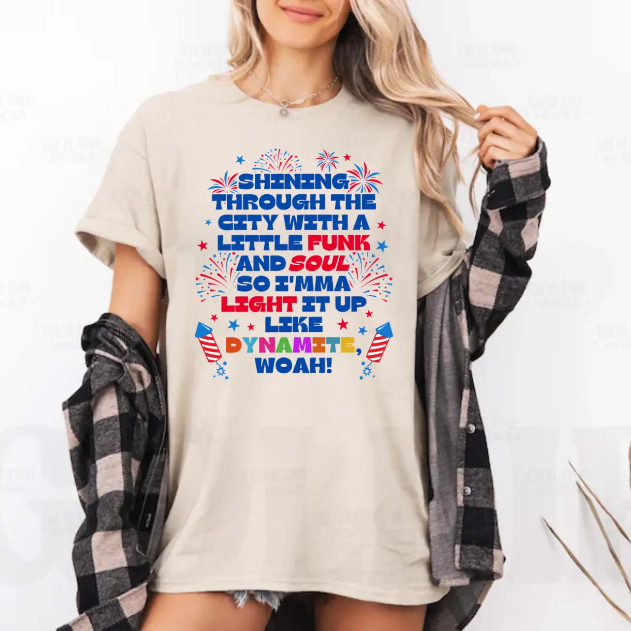 Retro Shining Through The City With A Little Funk And Soul Concert World Tour North America 2025 Cotton Unisex T-Shirt Gift For Muisc Fan Lover