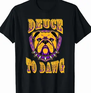 AMAZIGREEK Omega Psi Phi Fraternity Paraphernalia, Deuce To Dawg T-Shirt