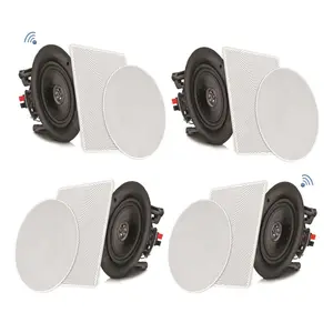 8" Bluetooth Ceiling Speaker Kit, 250W, 2-Way Stereo, Flush Mount 8" Bluetooth Ceiling Speaker Kit, 250W, 2-Way Stereo, Flush Mount