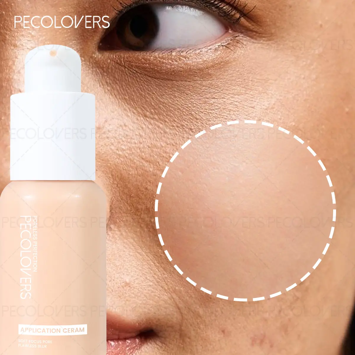 Face Primer Gel High Coverage Invisible Pore Hydrating Pore&Matte Pore Blurring Smooth Foundation Base application cream Makeup Cosmetics Lightweight Face Cosmetic Flawless Finish Makeup Facial Primer Poreless Base