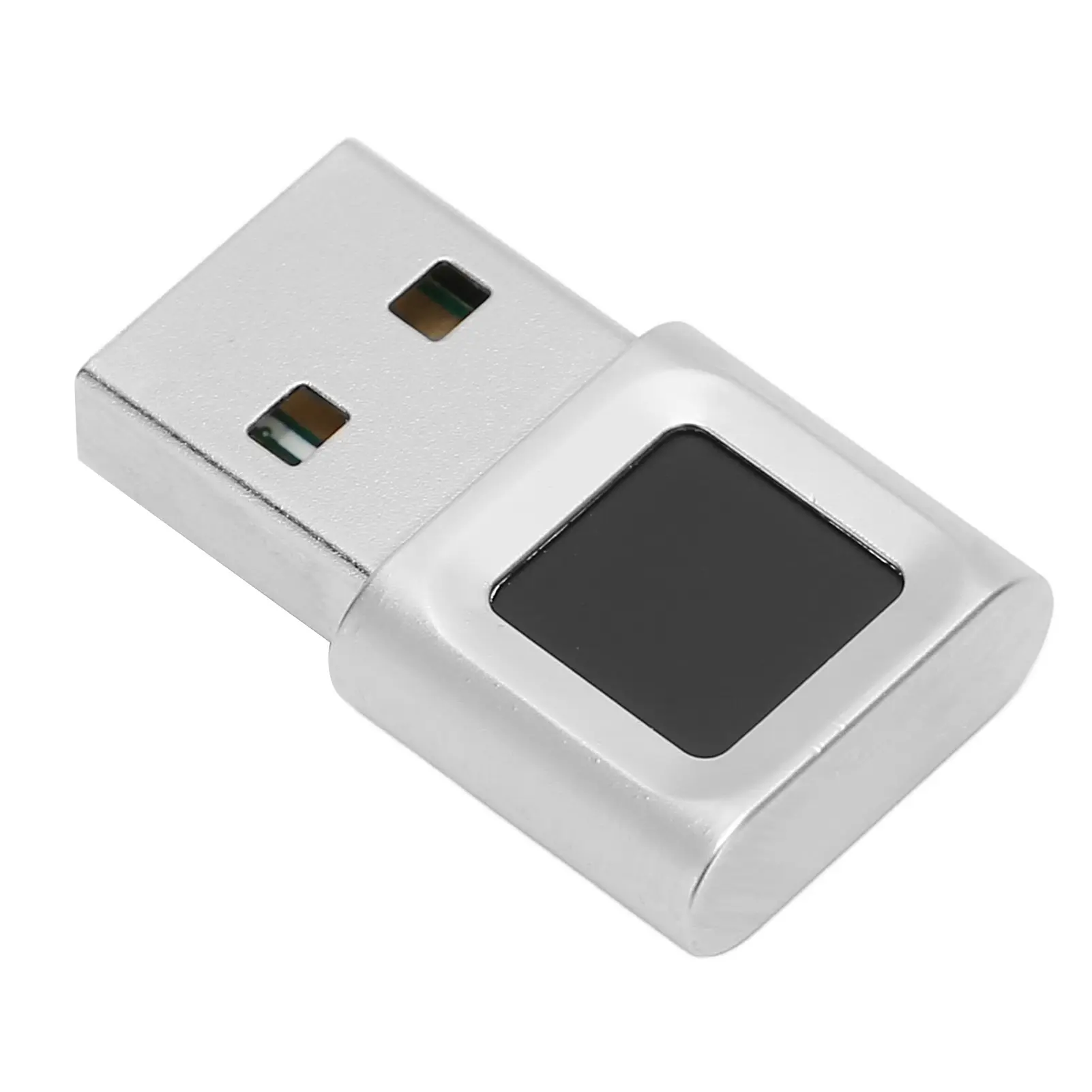 Capacitive USB Fingerprint Reader for Windows 10/11 32/64 Bits Laptops & Windows Users, Zinc Alloy Build, 360-Degree Touch, Fast Matching, High Sensitivity, Auto Improve Adaptation to Fingerprint Changes, Faster Safer Login