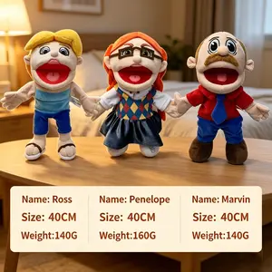Jeff Series Ventriloquism Large Hand Puppet Performance Storytelling Interactive Zombie Multi-character Mouth Movable