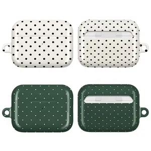 Polka Dot AirPods Case – Minimal Cute Dot Pattern Cover for Apple AirPods Pro/Pro 2/Pro 3 & AirPods 1/2/3/4 | Simple Retro Aesthetic Gift for Her Him