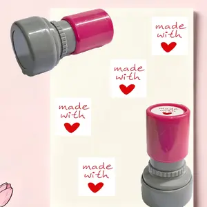 DIY Heart Creative Stamp, Handmade Gift Decoration, Simple Style, Heart Pattern, Perfect for Gift Wrapping and Personalized Stamps