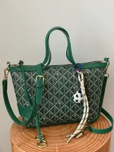 Fashion Print Mini Crossbody Bag, Elegant Shoulder Bag with Soccer Charm, Perfect for Work and Parties, Stylish Handbag for Women, Casual Handbag Satchel, Versatile Shoulder Bags, Fashionable Bags