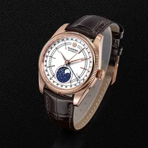 China's largest factory manufactures unisex stylish Swiss-movement waterproof mechanical watches