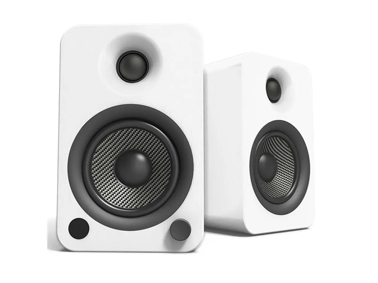 Kanto YU4 Powered Bookshelf Speakers with Built-In Bluetooth - Pair (Matte White)