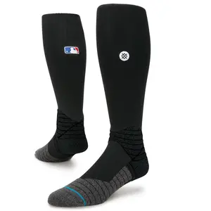 Stance MLB Diamond Pro Solid Color OTC Socks (Black)