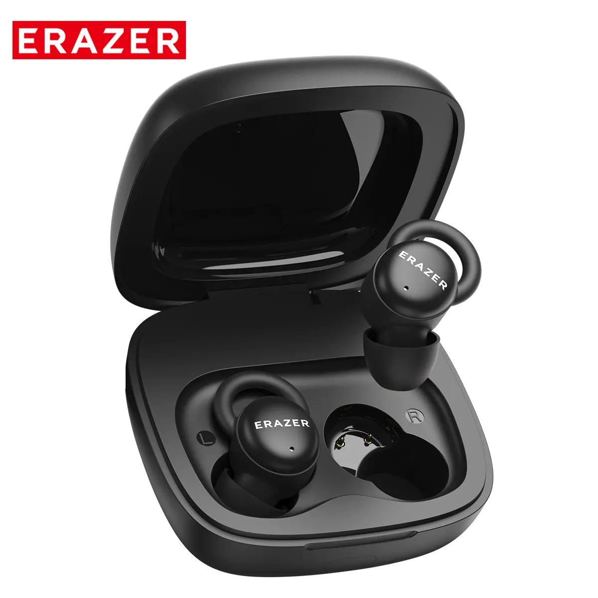 ERAZER XT96PRO LCD True Wireless Bluetooth Earbuds - Chargeable Audio Electronic Earbud with Mic, Full Color Display Charging Case for Sleep, True Wireless Earbuds, Bluetooth Mic Calls