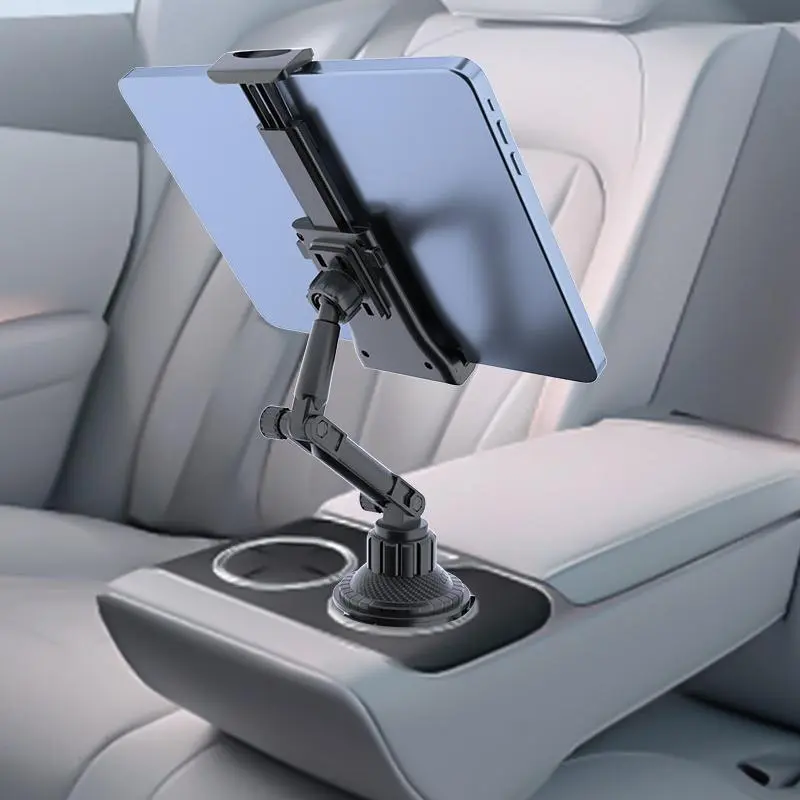Car Cup Holder Tablet & Smartphone Mount, Adjustable Holder Universal Car Mount Dashboard for 4-13" Tablets & iPad Mini/Air/Pro, Phone Accessories for Truck, Car Phone Holders, Cellphone Holder For Car, Cell Phone Holder For Car
