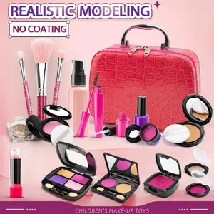 Makeup toys for girls aged 3-8 | Simulated makeup bags | Non-toxic and washable children's makeup sets | Birthday and Christmas gifts (Safe toys approved by mothers)
