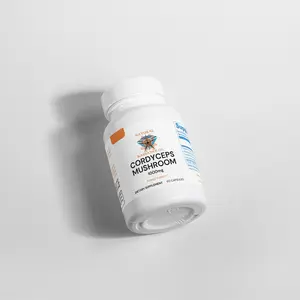 Natural Radiance Cordyceps Mushroom 60 Vegan Capsules Organic Cordyceps Sinensis 400mg Polysaccharides Dietary Supplement for Immunity Boost
