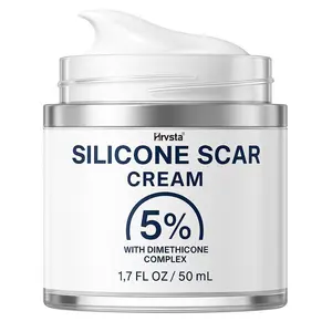 Advanced Scar Cream, Silicone Scar Gel for Old and New Scars, Scar Removal Cream for Surgical Scars, Stretch Marks, C-Section, Keloids, Injury, Acne, and More 1.7 oz(50ml)