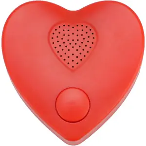 STANDARD GOODS Voice Recorder, 16min USB Downloadable, Recordable Sound Chips Module for Stuffed ,Personal Voice Message for Mother's Day Christmas Plush , DIY Creative Presents for Boys, Girls (Red)