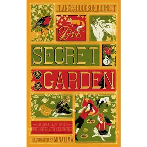 The Secret Garden (MinaLima Edition) (Illustrated with Interactive Elements) by Frances Hodgson Burnett||MinaLima [Hardback Book]