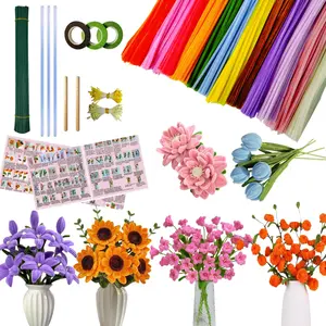 600 count Pipe Cleaners Bulk, Pipe Cleaners  Kit with Instruction, 12 Colors Chenille Stems for DIY  Art Creative Crafts Decorations for Adults(12 in & Thicken)