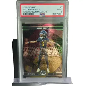 2025 Mosaic Jayden Daniels Touchdown Masters #7 Mint 9 PSA Graded 146075161 Collectible Trading Card
