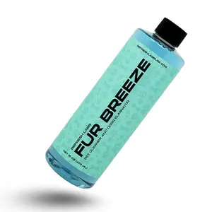 Fur Breeze Pet Odor Remover & Cleaner 16 Ounce Concentrate with Luxury Scent & Zinc Ion Technology for Safe Long Lasting Freshness