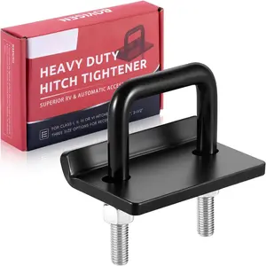 Anti Rattle Hitch Tightener - No Rattle Noise  for 2.5" inch Trailer Hitches,Rust-Free Hitch Stabilizer,Reduce Movement on Hitch Mount Hitch Cargo Carrier  Rack (2.5" Black)